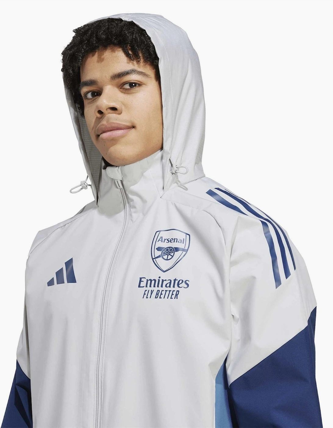 AFC Colour Block Side Pocket Rain Coat