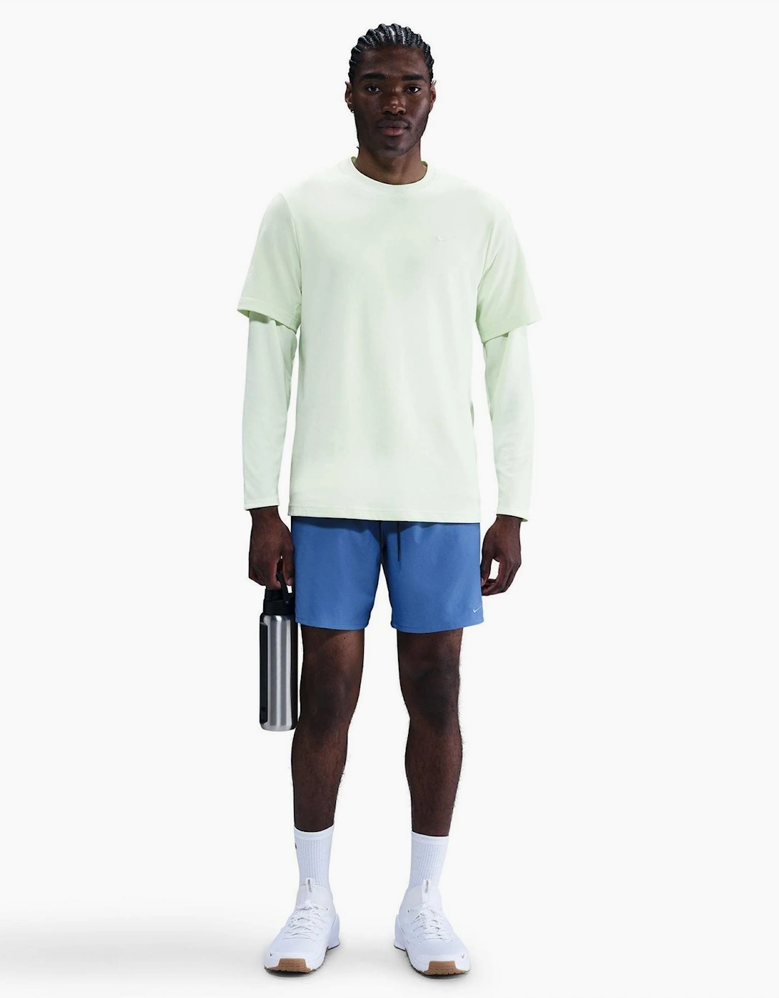 FIT Unlimited Mens 7 Unlined Woven Fitness Shorts