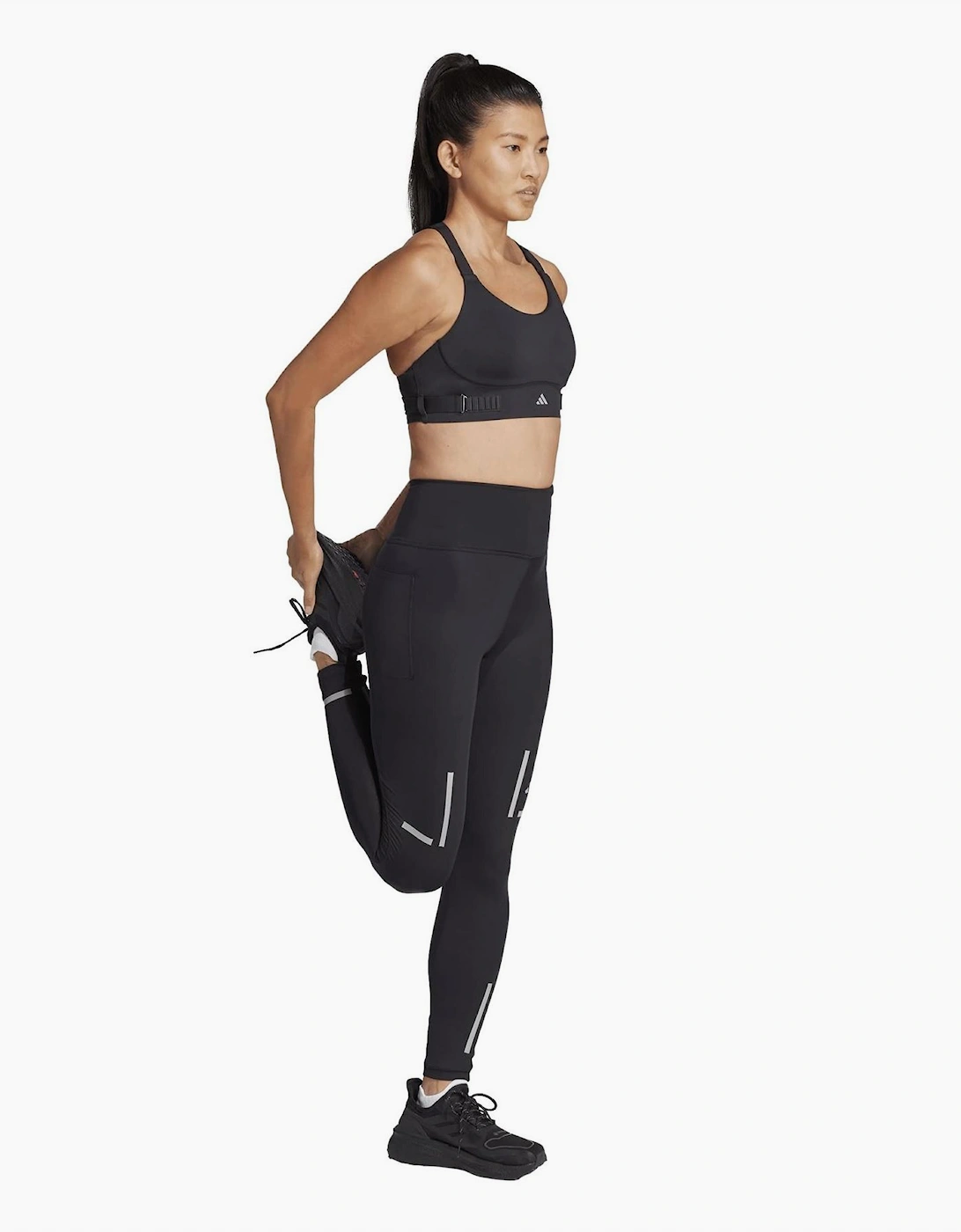 Ultimate Reflective 7/8 Solid Patterned Shapewear Leggings
