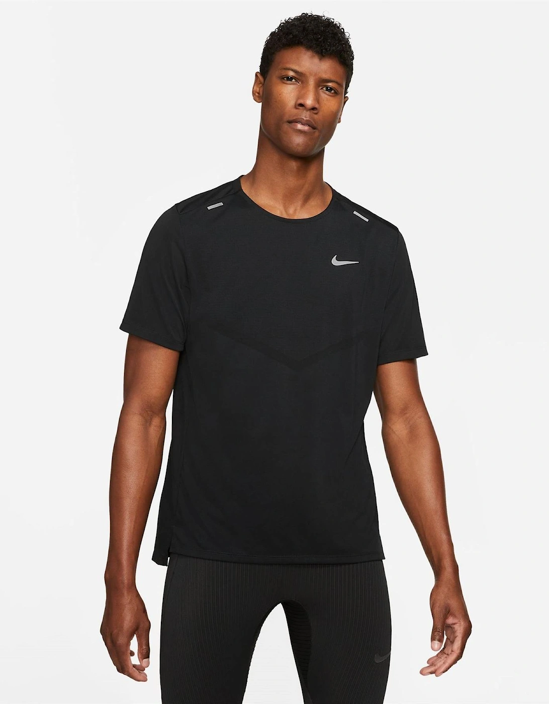 Mens Dri Fit Rise 365 Short Sleeve Running Top, 7 of 6