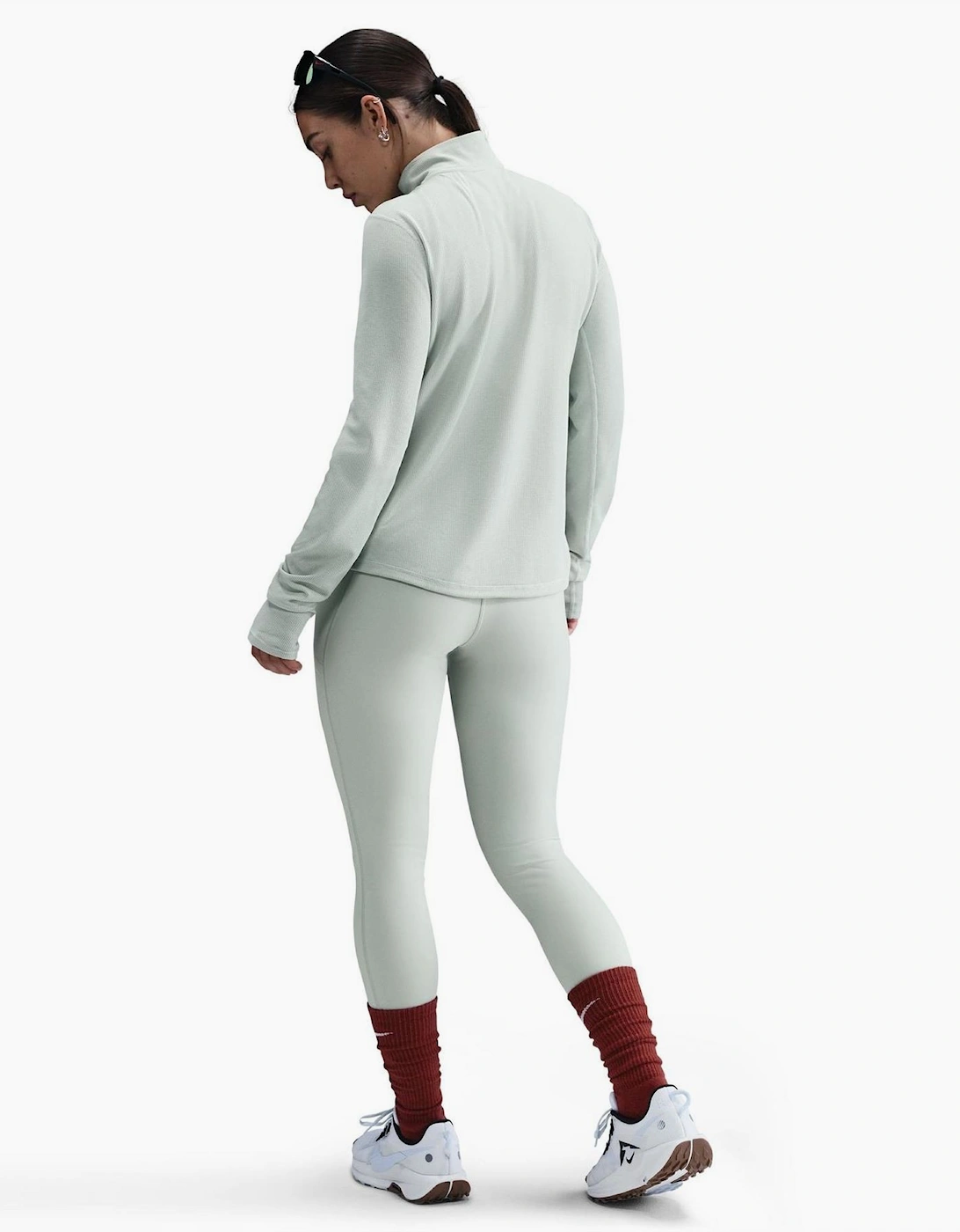Trail Solid Patterned Shapewear Leggings