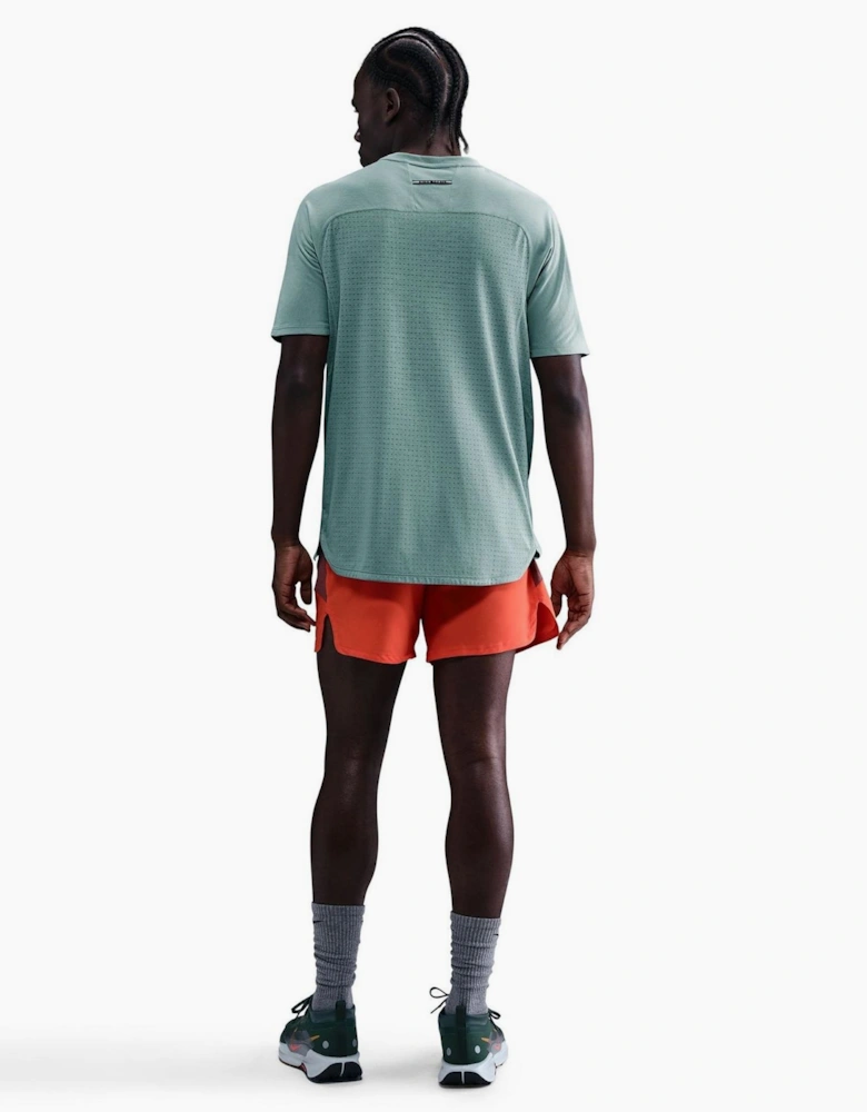 Solar Stitched Detail Crew Neck Short Sleeve Jersey T-Shirt