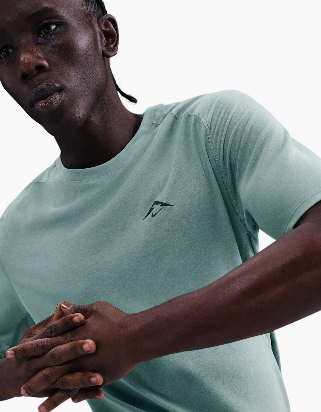 Solar Stitched Detail Crew Neck Short Sleeve Jersey T-Shirt