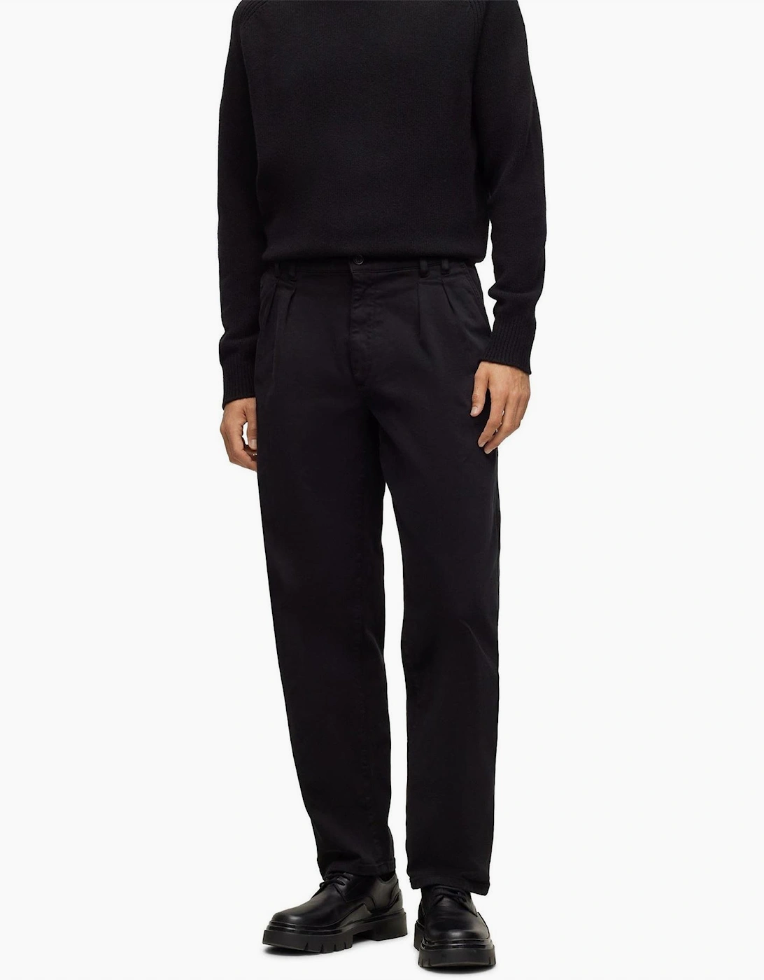 Tulsa Solid Patterned Straight Chinos, 4 of 3
