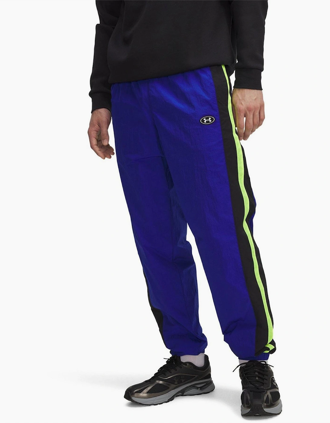 Under Armour Men's Blue Icon Solid Patterned Slim Track Pants - Size 37/36/32/42/Regular