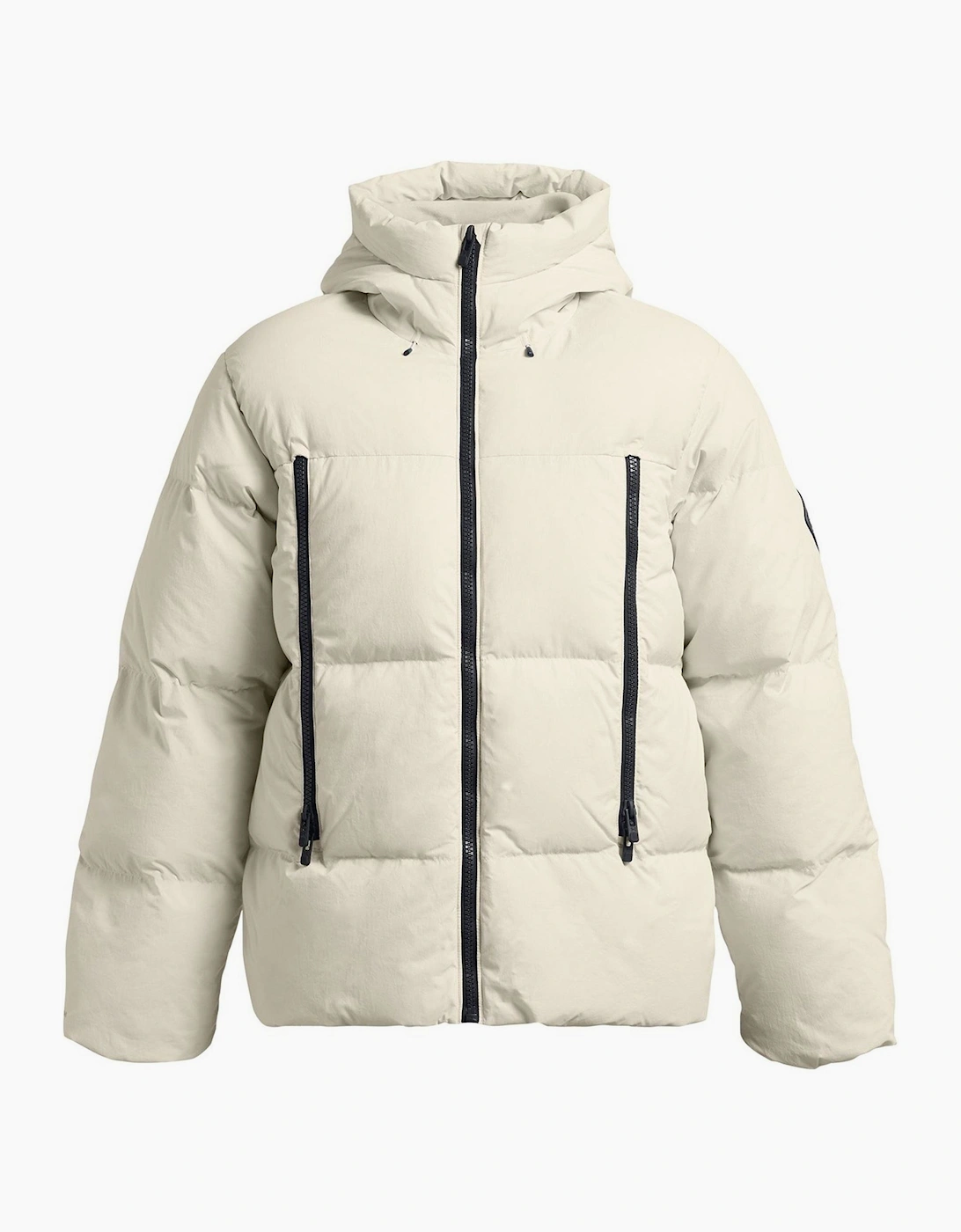 LIMITLESS Solid Patterned Hooded Woven Cuff Down Jacket, 7 of 6