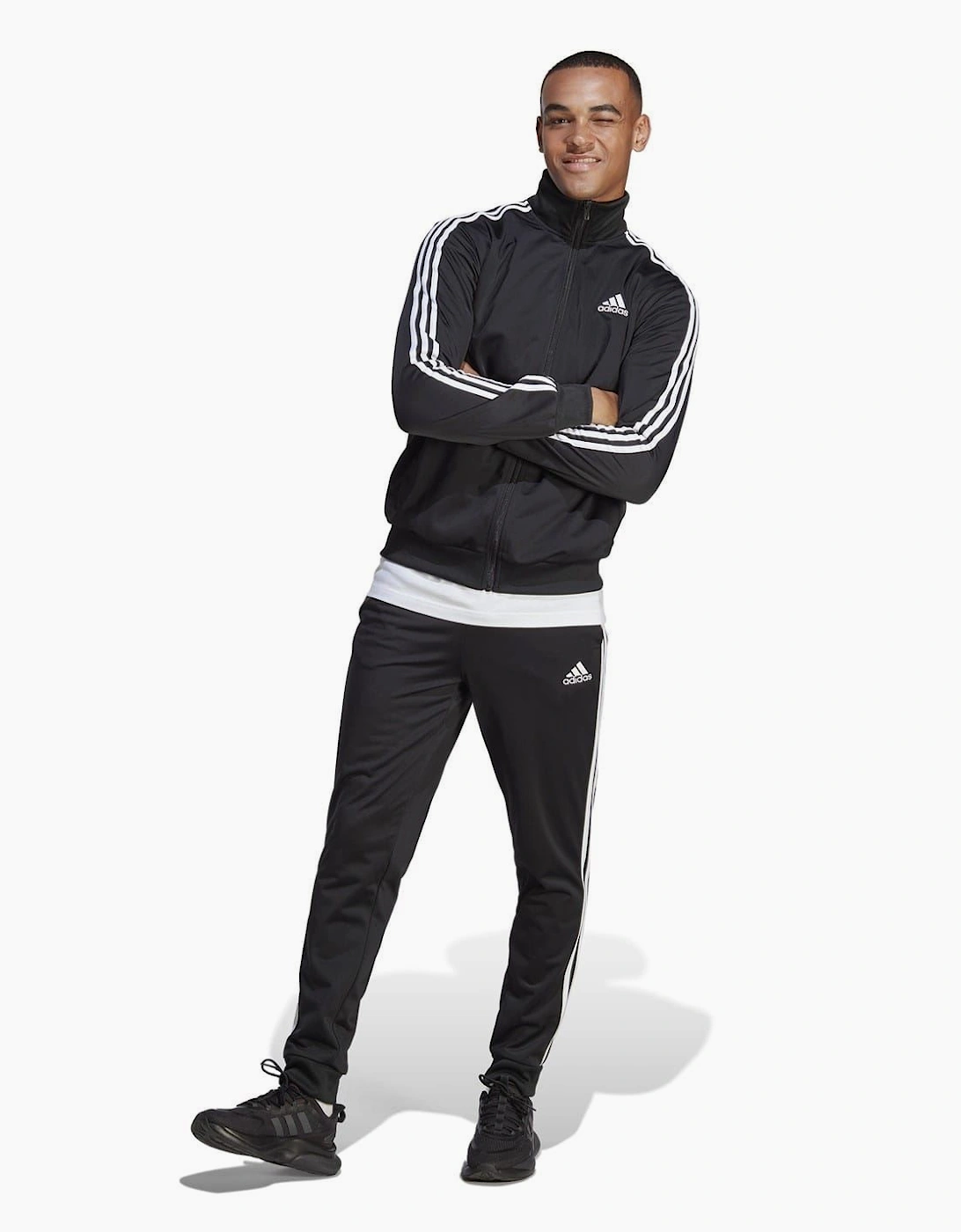 Basic 3   Stripes Tricot Tracksuit