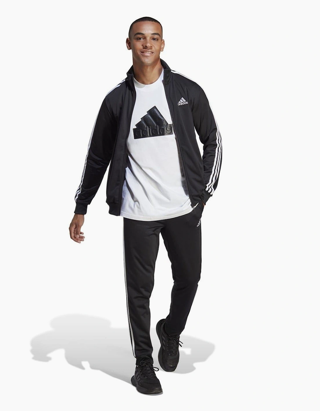Basic 3   Stripes Tricot Tracksuit