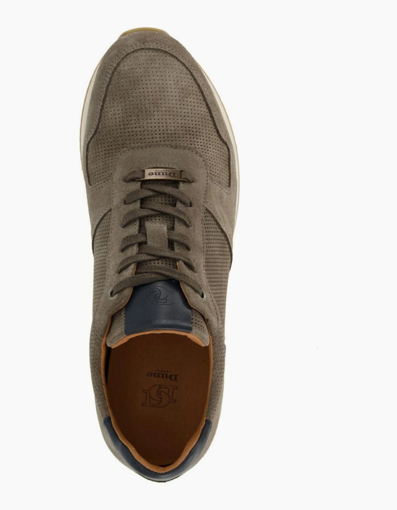 Lo Trilogy Textured Lace Up Sneakers
