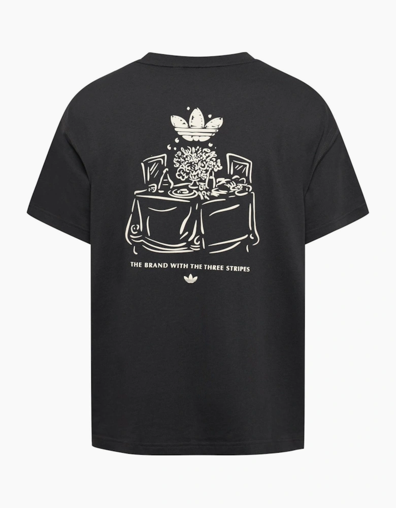 Supper Club Logo Print Crew Neck Short Sleeve T-Shirt