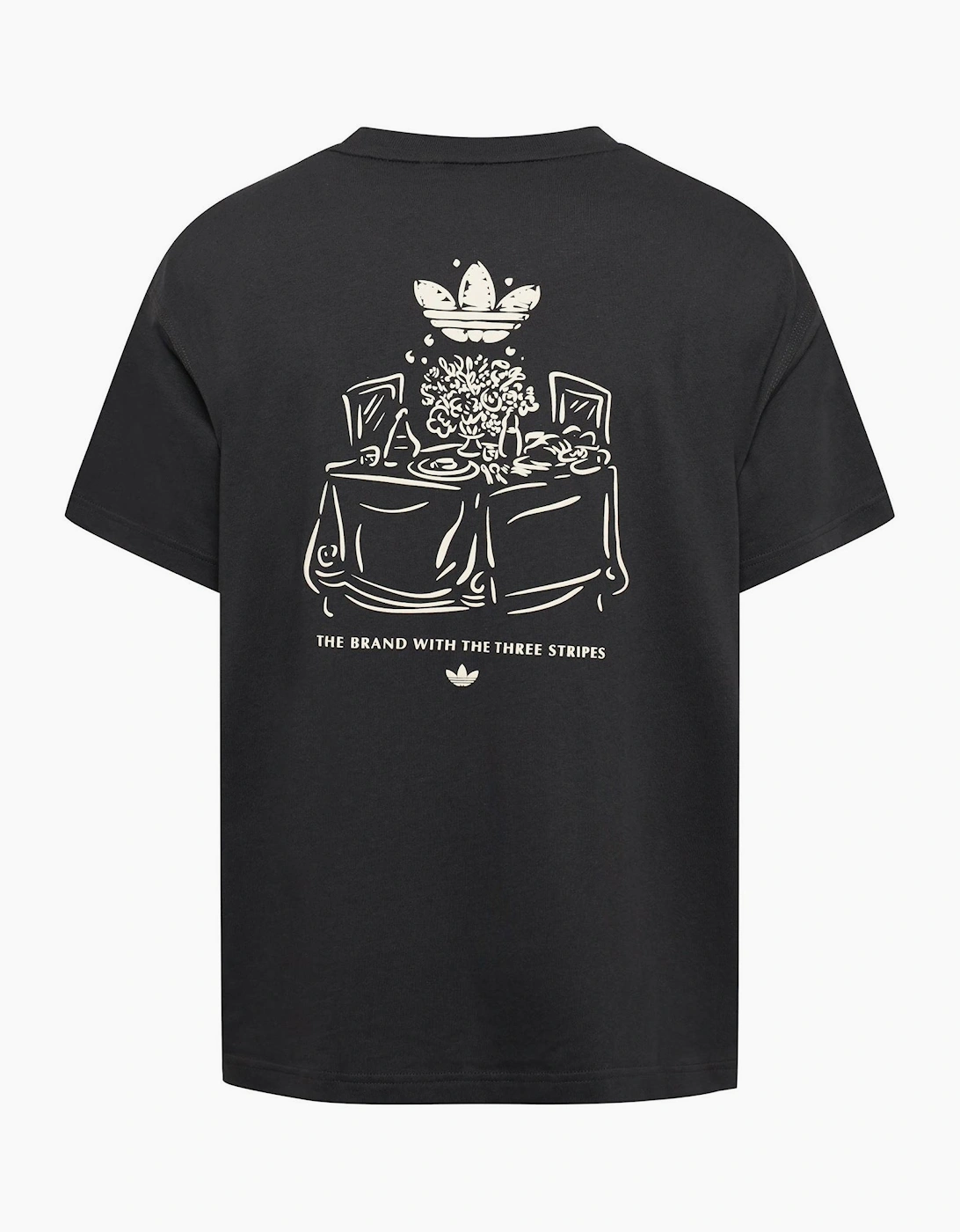 Supper Club Logo Print Crew Neck Short Sleeve T-Shirt