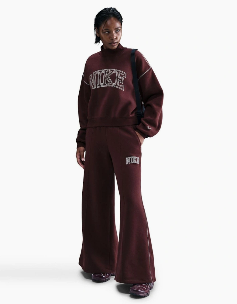 Speed Mock Neck High Collar Long Sleeve Sweatshirt