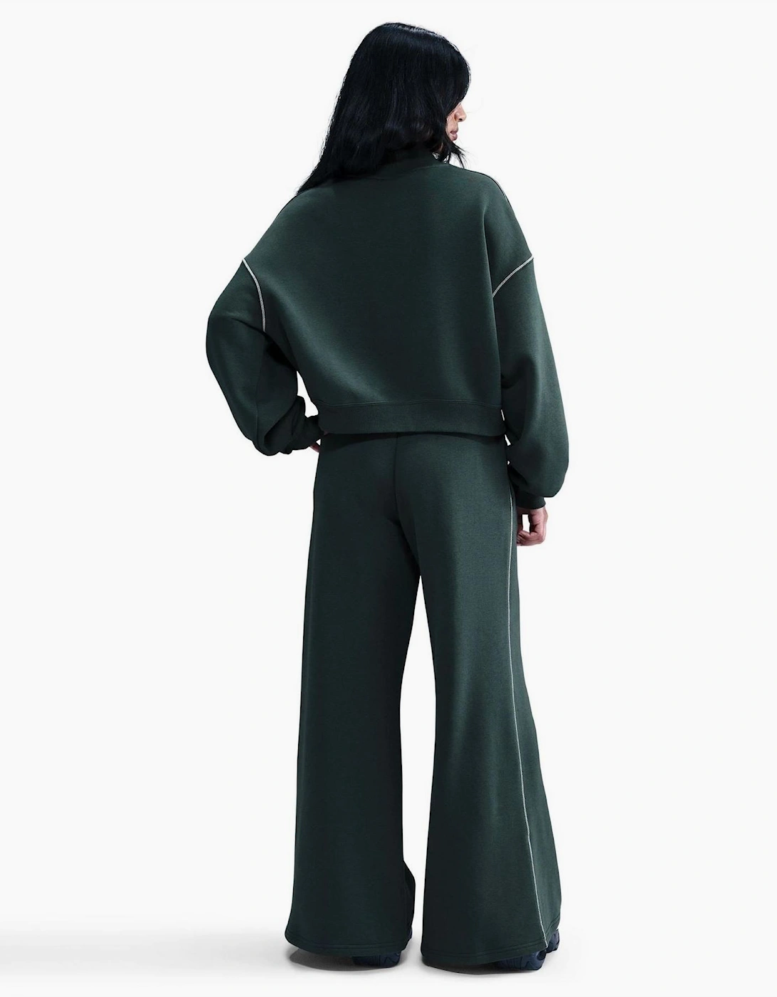 Speed Mock Neck High Collar Long Sleeve Sweatshirt