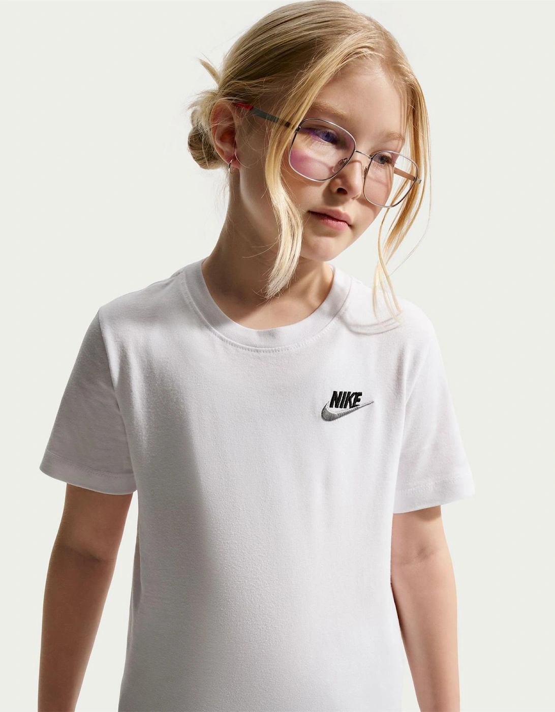 Nike Boys Multi/White 'S T-Shirt Junior - Size: 13 Years Kids