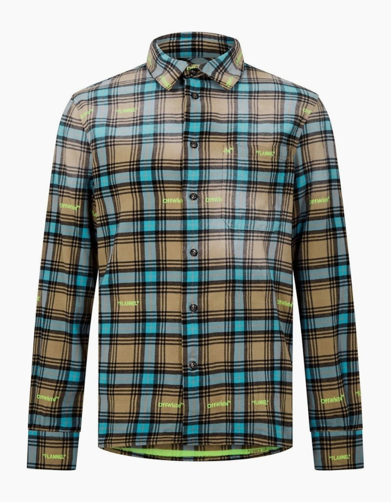 Helvet Lettering Overshirt Jacket