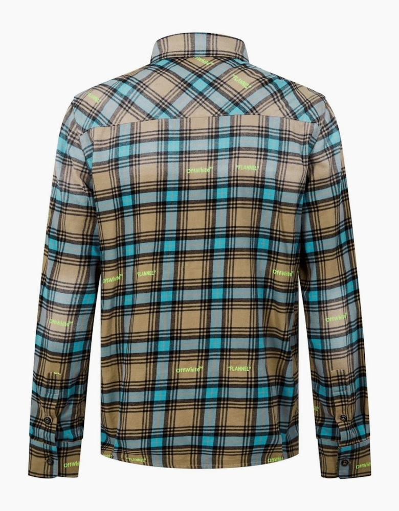 Helvet Lettering Overshirt Jacket