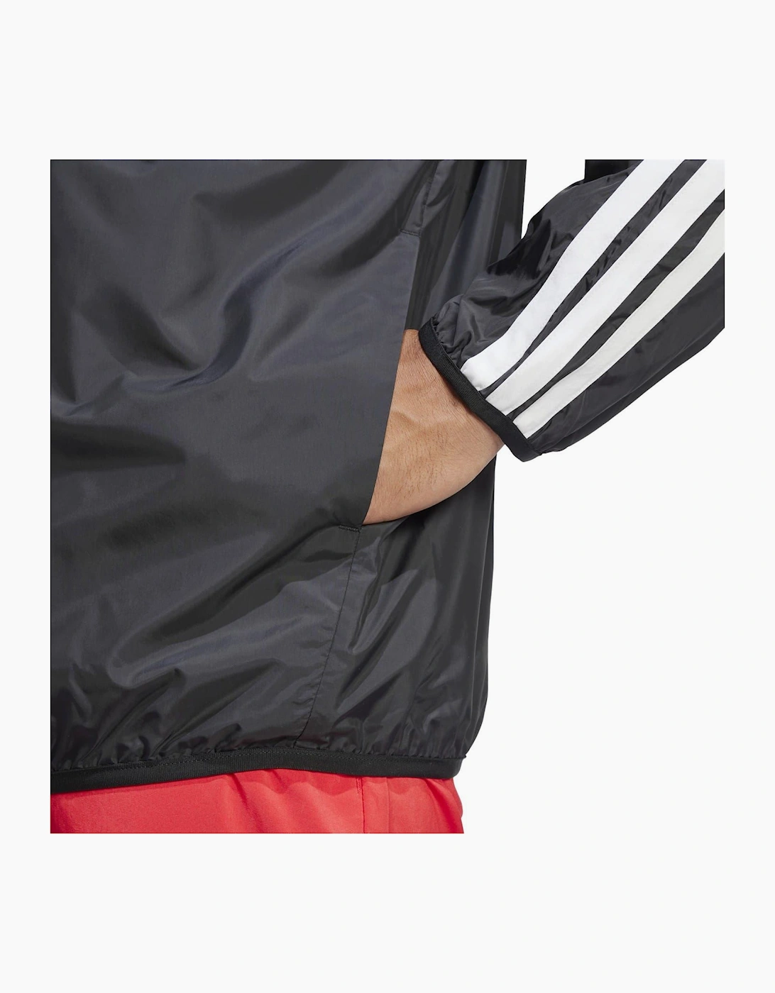 Mens Essentials 3 Stripes Windbreaker