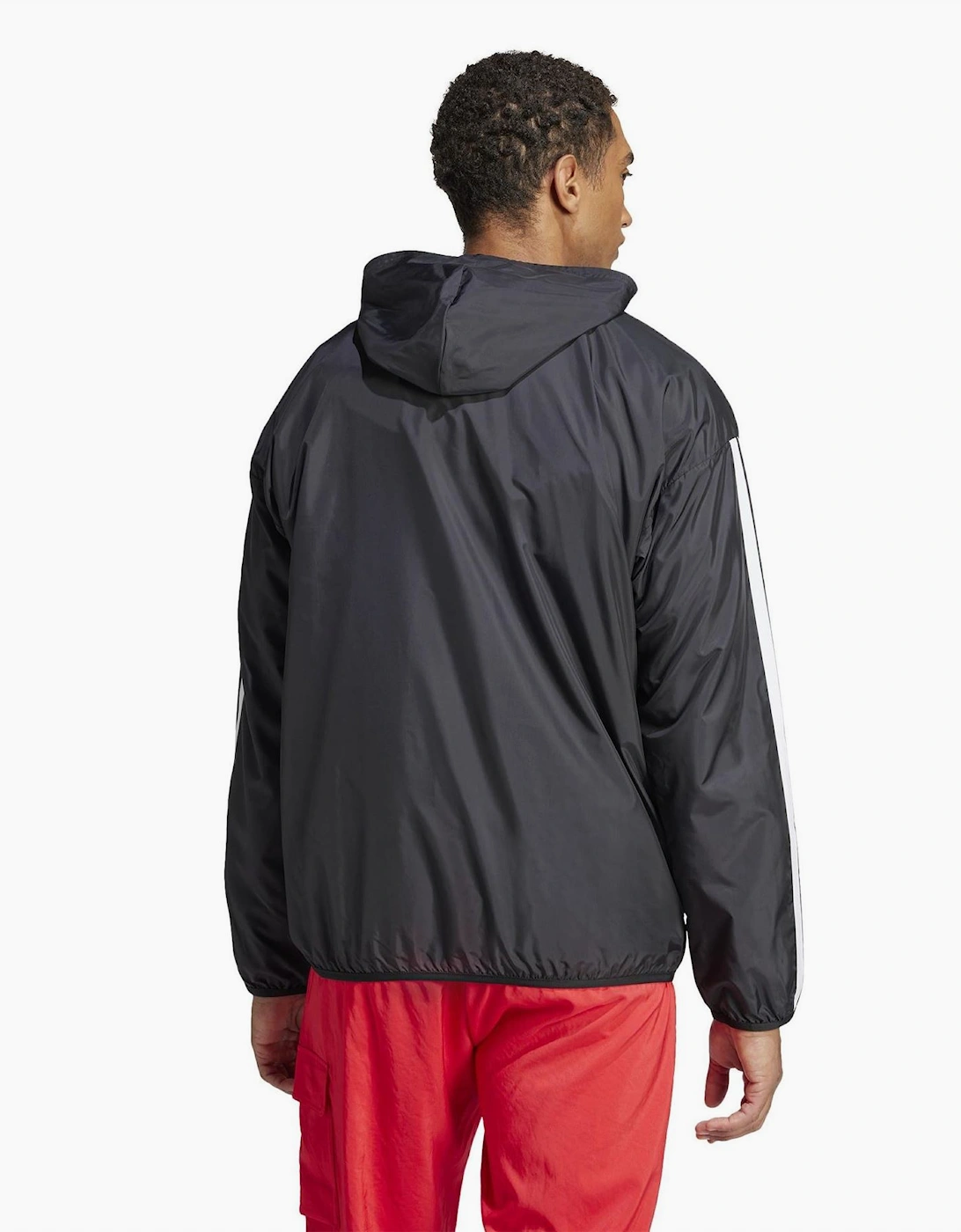 Mens Essentials 3 Stripes Windbreaker