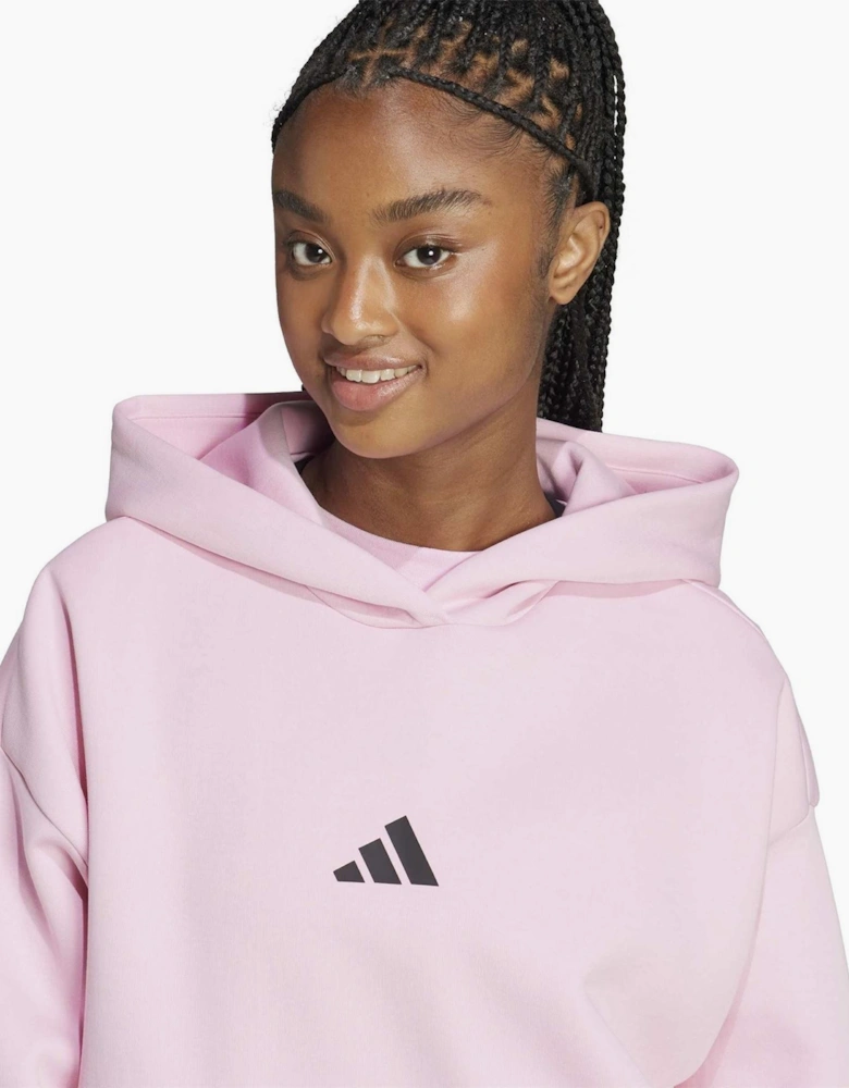 Kangaroo Pocket Hooded Long Sleeve Sweatshirt