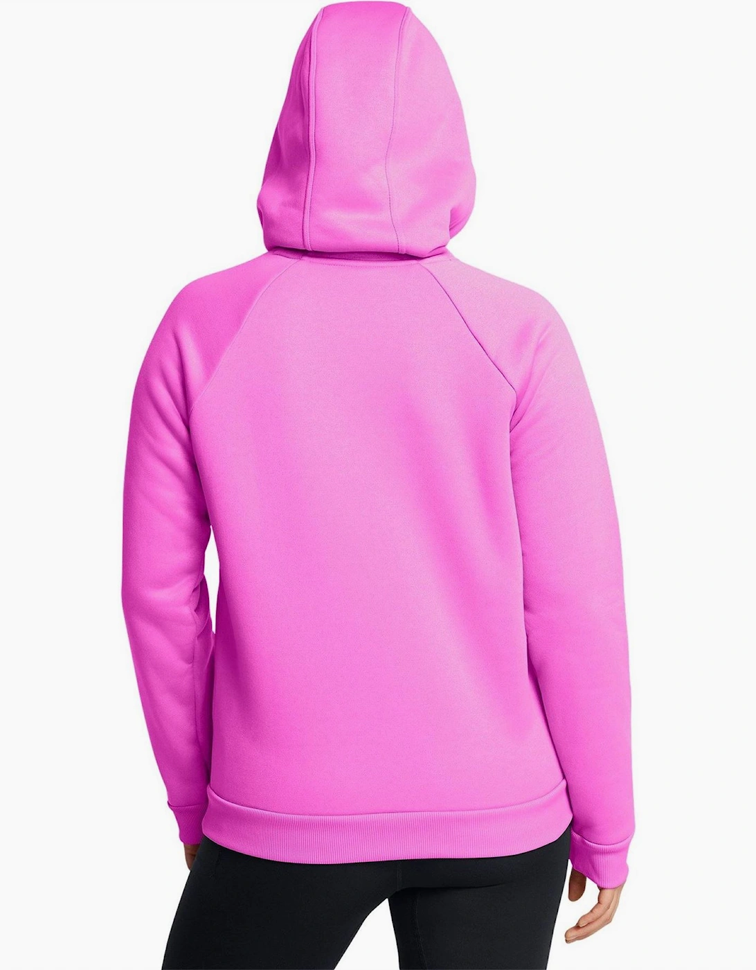 Bold Logo Hooded Neck Raglan Sleeve Sweatshirt