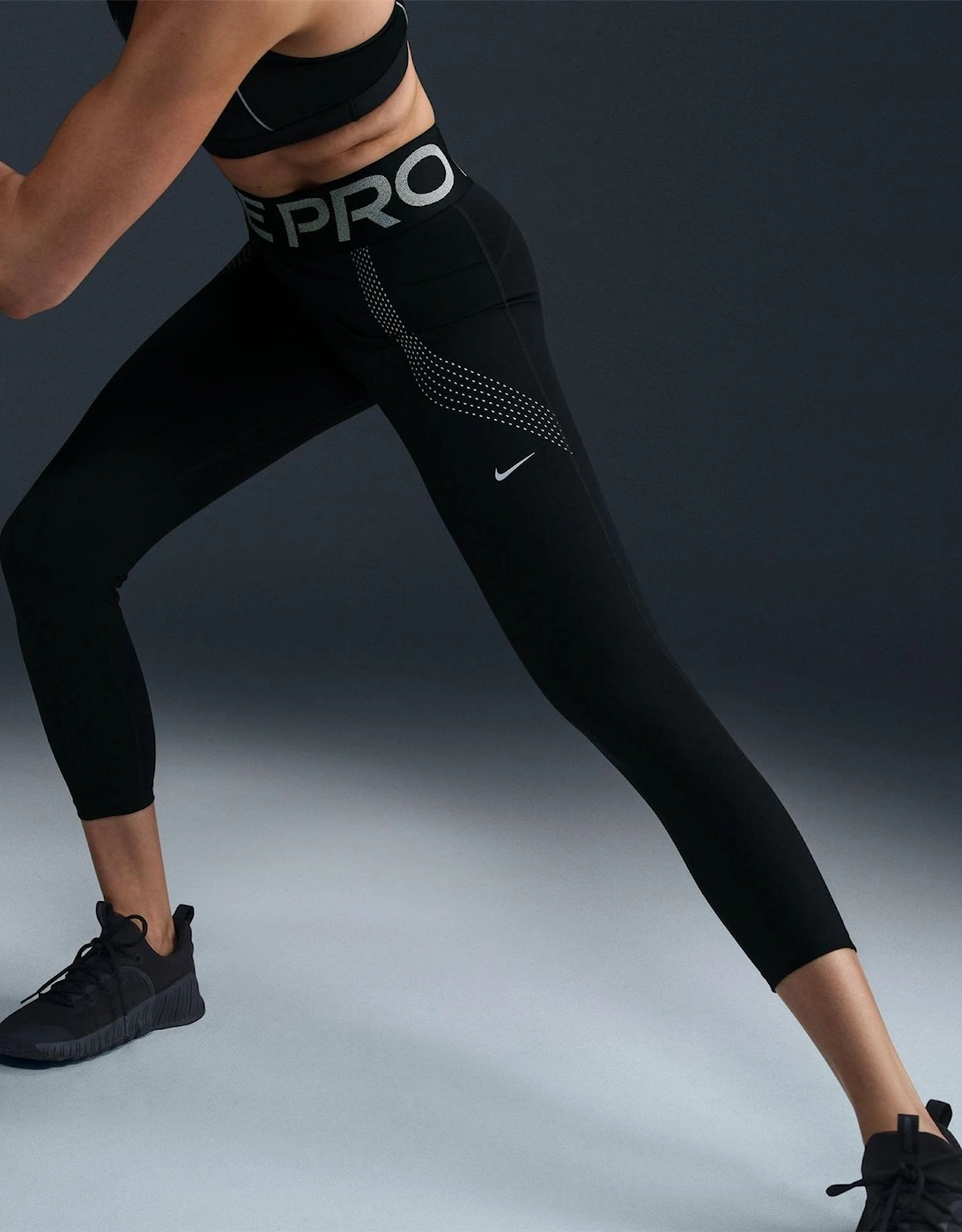 Sculpt Solid Patterned Shapewear Leggings