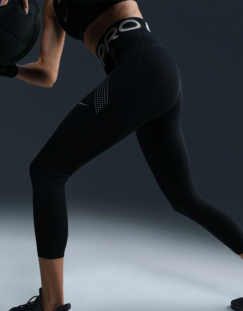 Sculpt Solid Patterned Shapewear Leggings