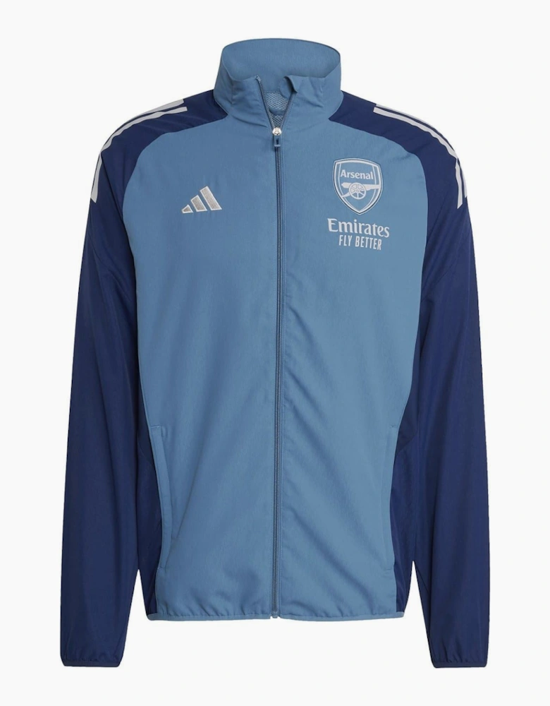 Mens Arsenal Pre Match Tracksuit Top 2025 2026