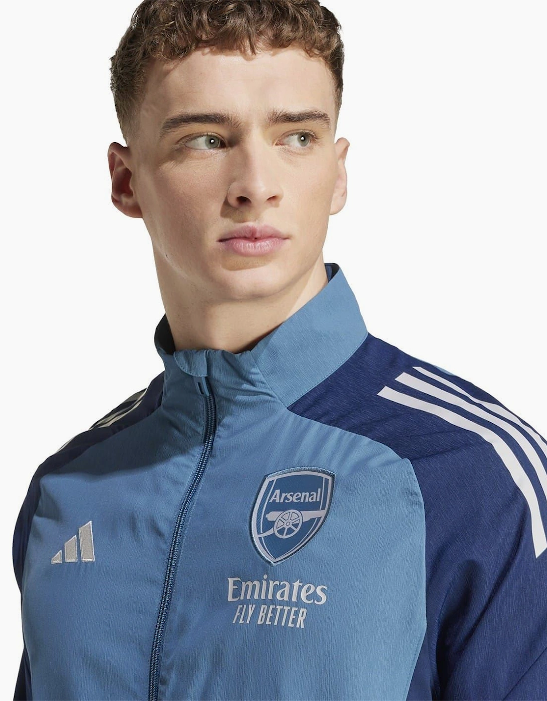Mens Arsenal Pre Match Tracksuit Top 2025 2026