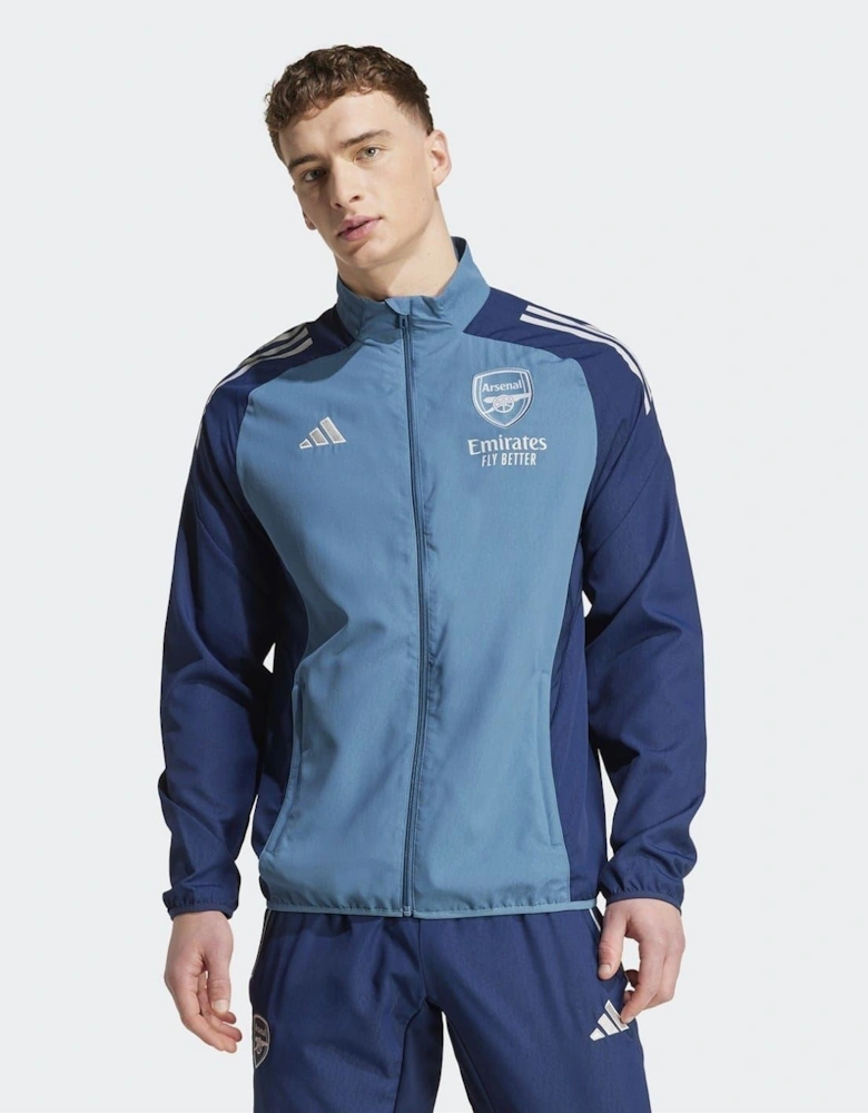 Mens Arsenal Pre Match Tracksuit Top 2025 2026