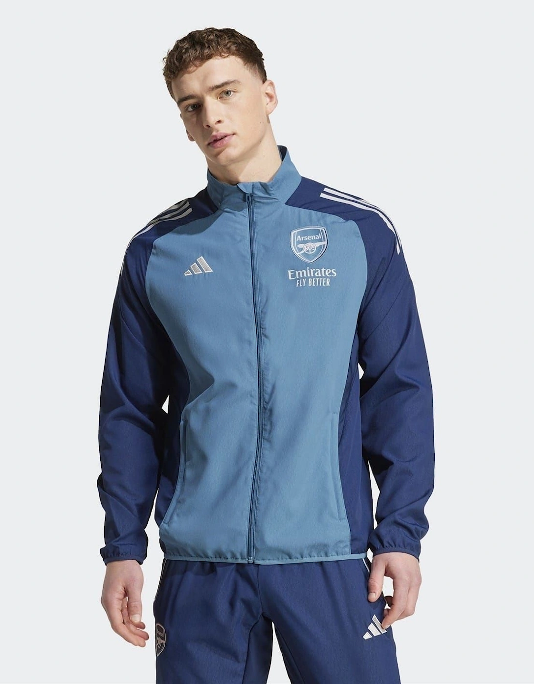Mens Arsenal Pre Match Tracksuit Top 2025 2026