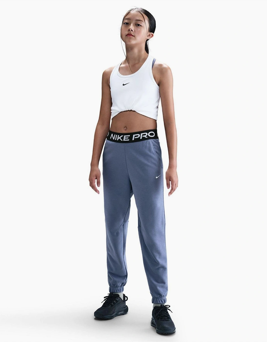 Pro Fleece Solid Patterned Slim Joggers