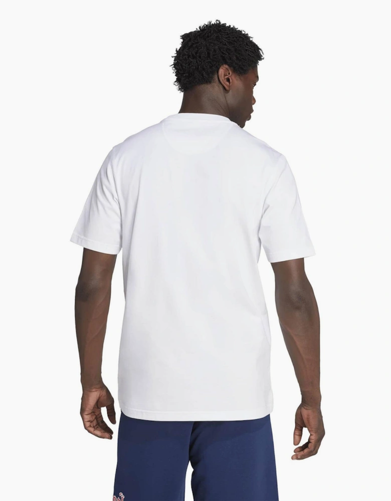 Arsenal Logo Print Crew Neck Short Sleeve T-Shirt
