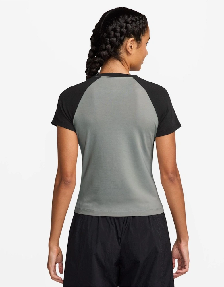 Mini A-Line Crew Neck Short Sleeve Dress