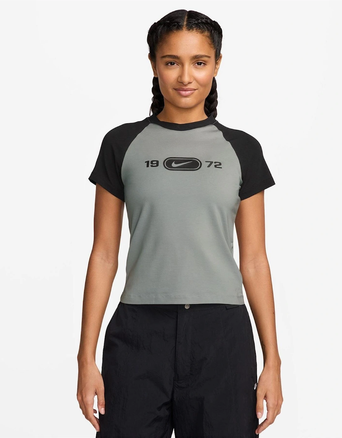 Mini A-Line Crew Neck Short Sleeve Dress