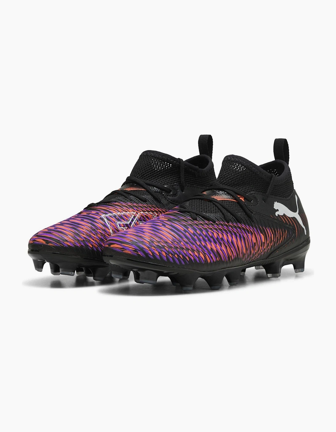 Puma Boys Black  Future 8 Match Artificial Ground Football Boots - Size 1 33 Kids