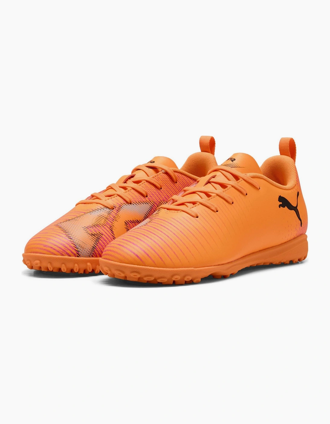 Puma Boys Orange  8 Play Childrens Astro Turf Football Boots - Size 1.5 34 Kids