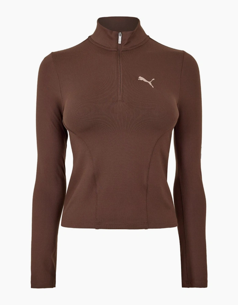 Reg Length Half Zip Fleece Womens