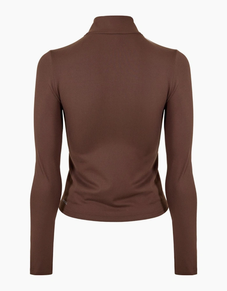 Reg Length Half Zip Fleece Womens