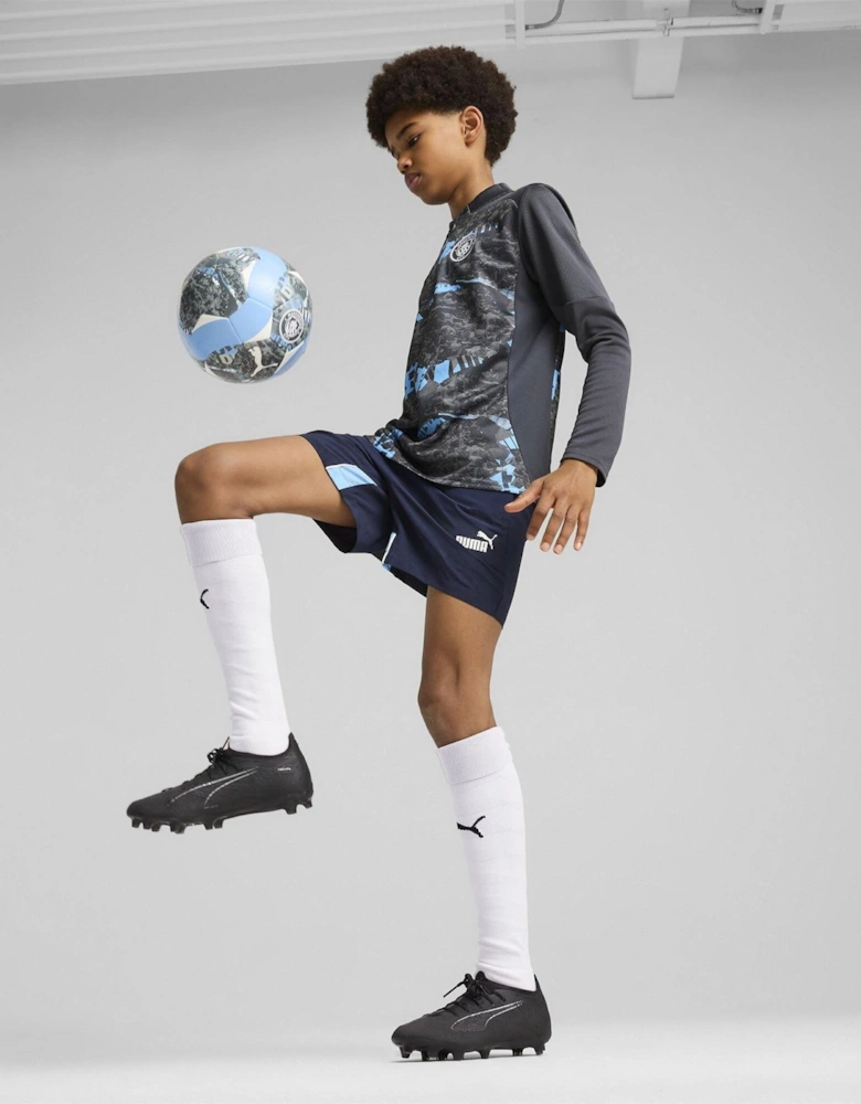Manchester City Pre Match Quarter Zip Top 2024 2025 Juniors