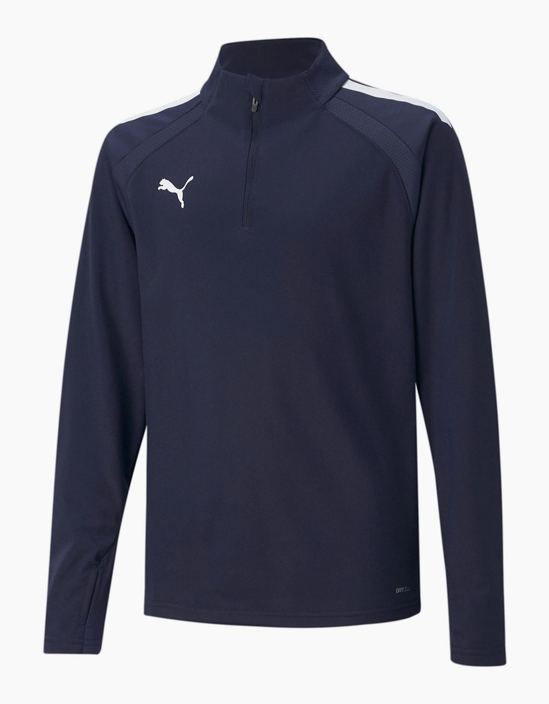 Puma Puma Boy's Teamliga quarter Zip Top Juniors - Blue