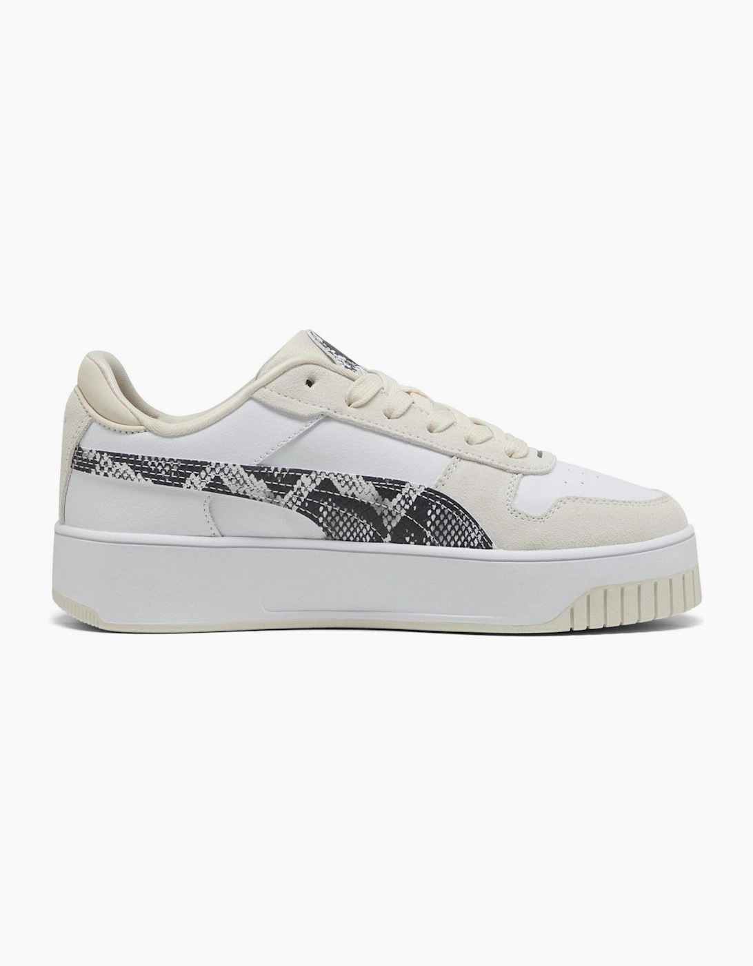 Carina Street Snake Chic Low Top Trainers