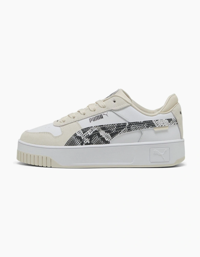 Carina Street Snake Chic Low Top Trainers
