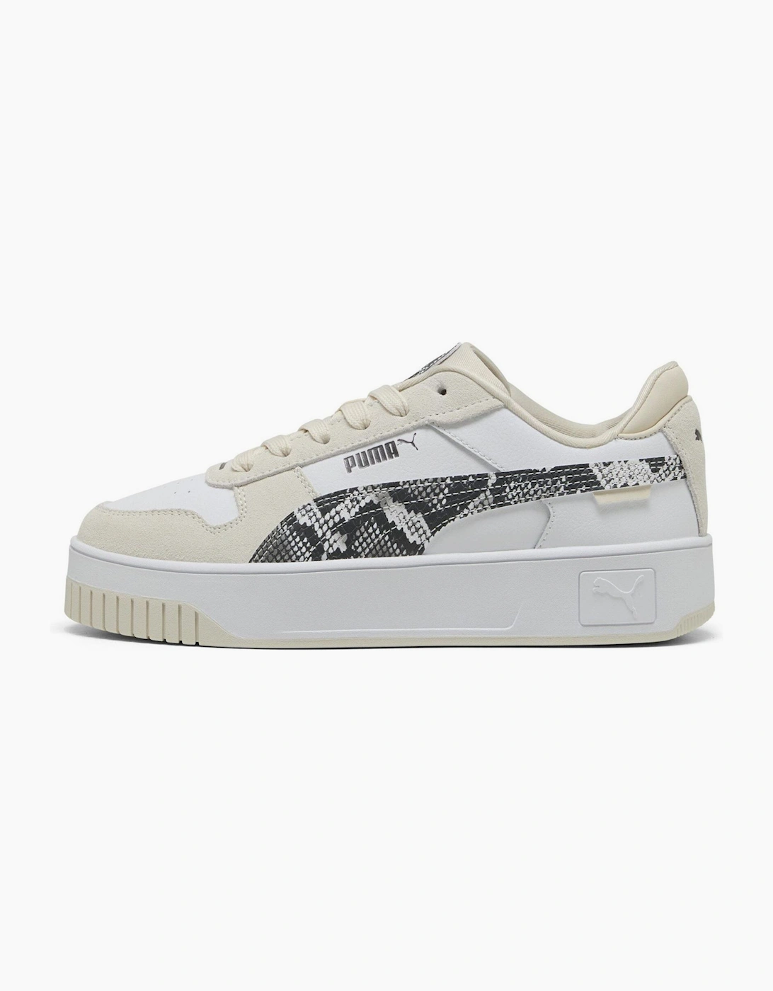 Carina Street Snake Chic Low Top Trainers