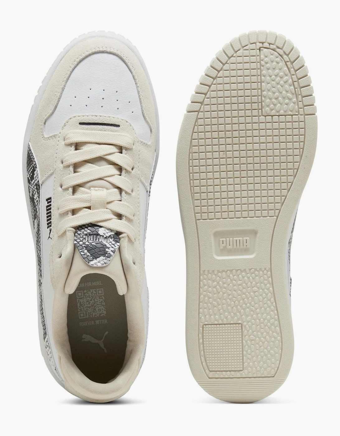Carina Street Snake Chic Low Top Trainers