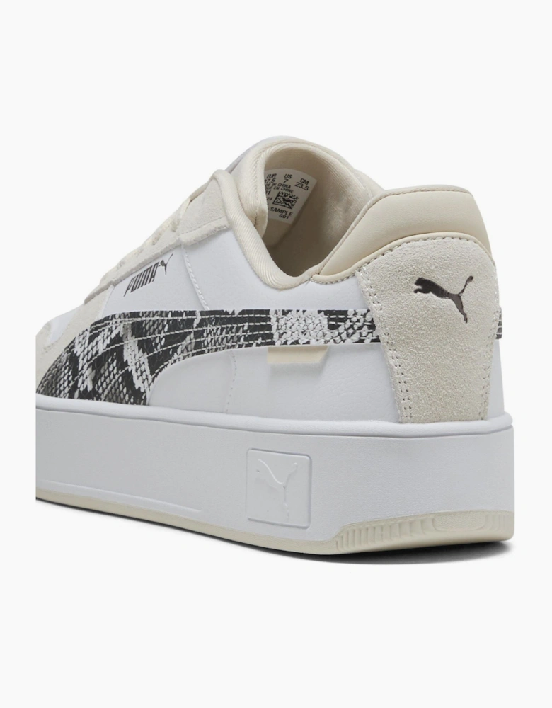 Carina Street Snake Chic Low Top Trainers