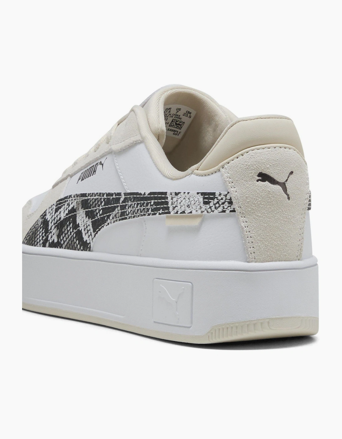 Carina Street Snake Chic Low Top Trainers