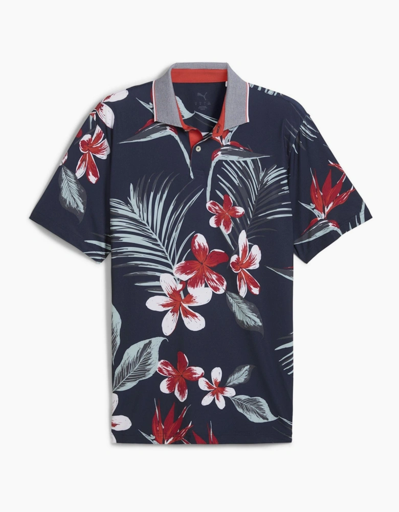 Mattr Luau Short Sleeve Performance Polo Shirt