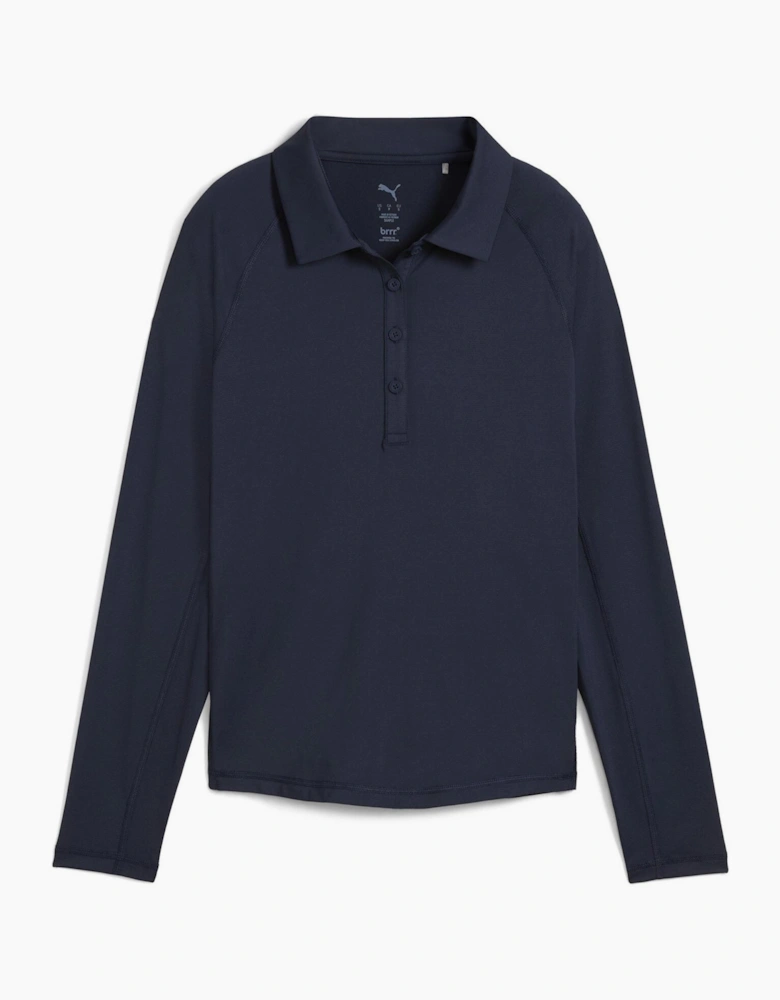 You V Long Sleeve Performance Polo Shirt