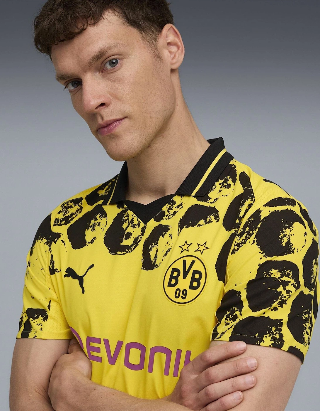 KidsSuper Borussia Dortmund Authentic Home Shirt 2025 2026 Adults