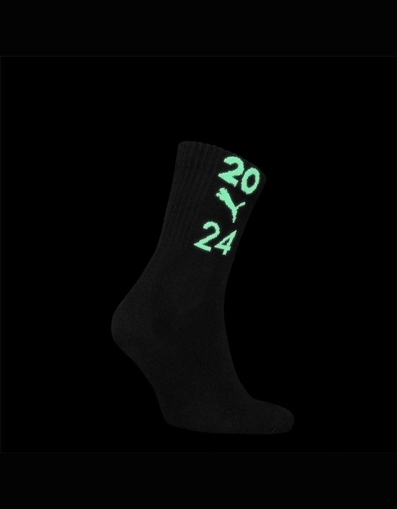 Adults Glow 99 Crew Sock